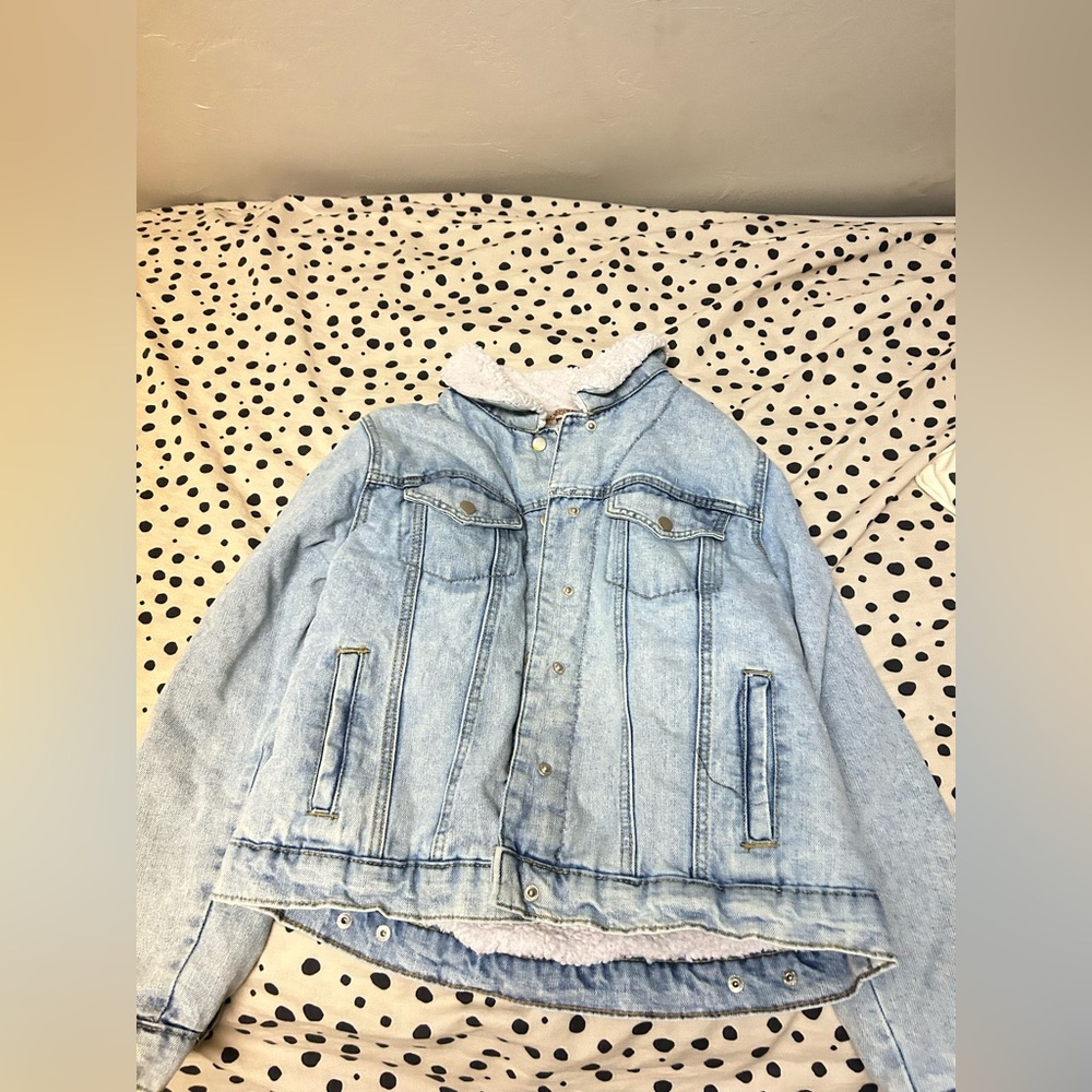 sherpa jean jacket